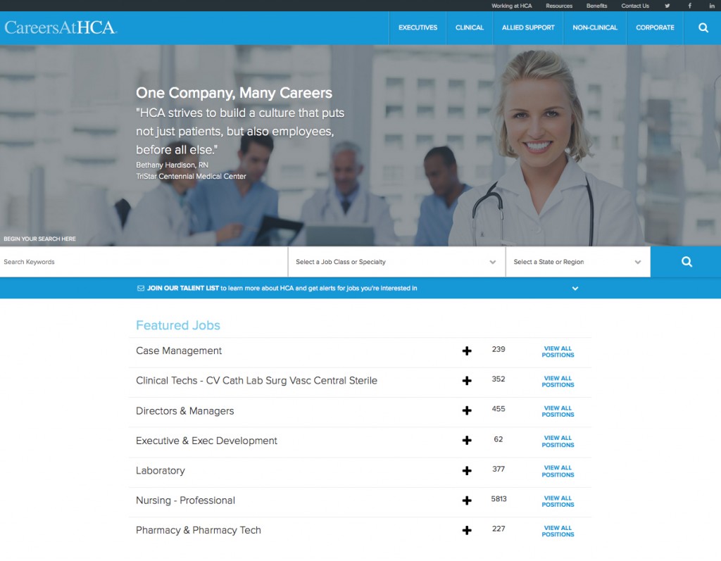 Hca physician recruitment jobs