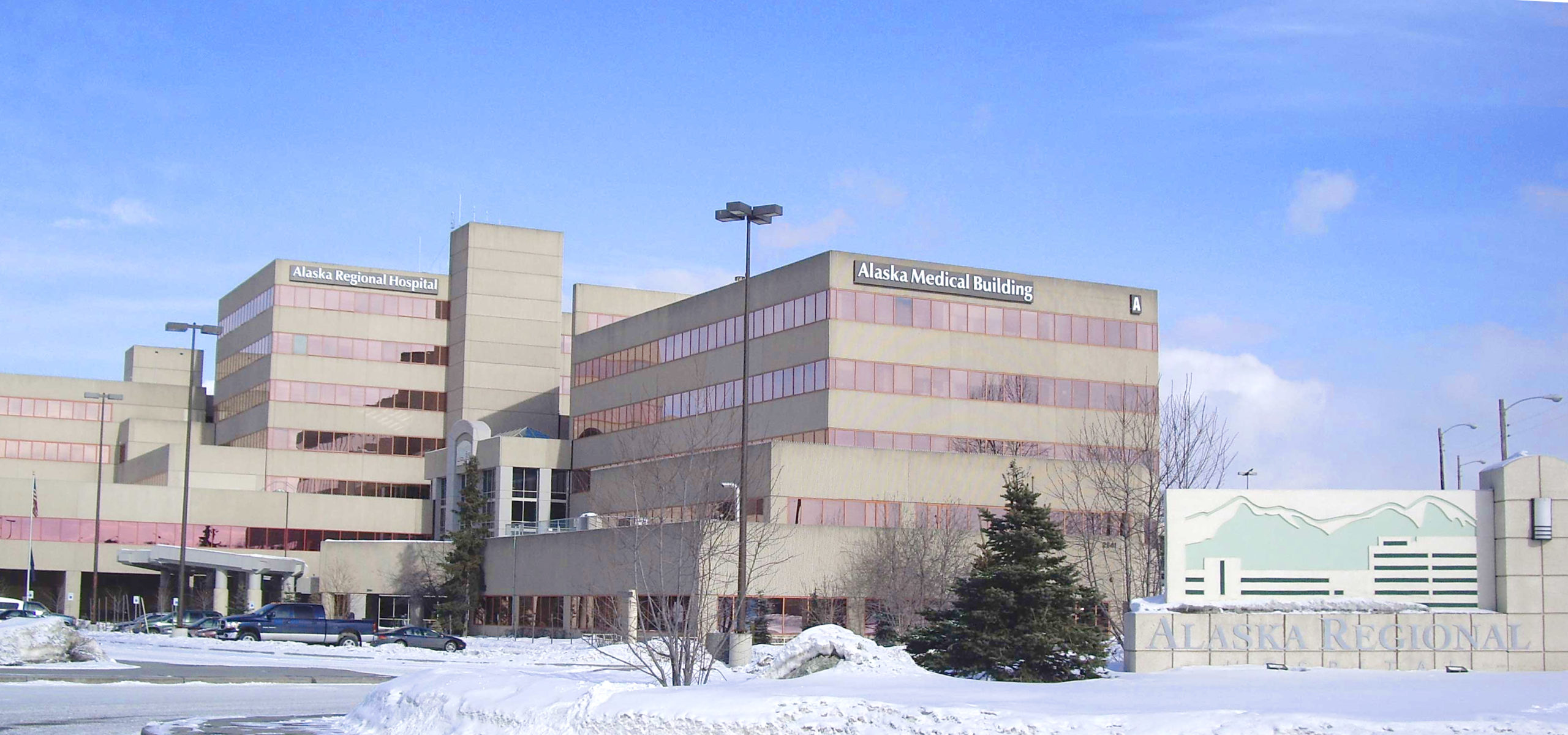 Exterior of Alaska Regional Hospital