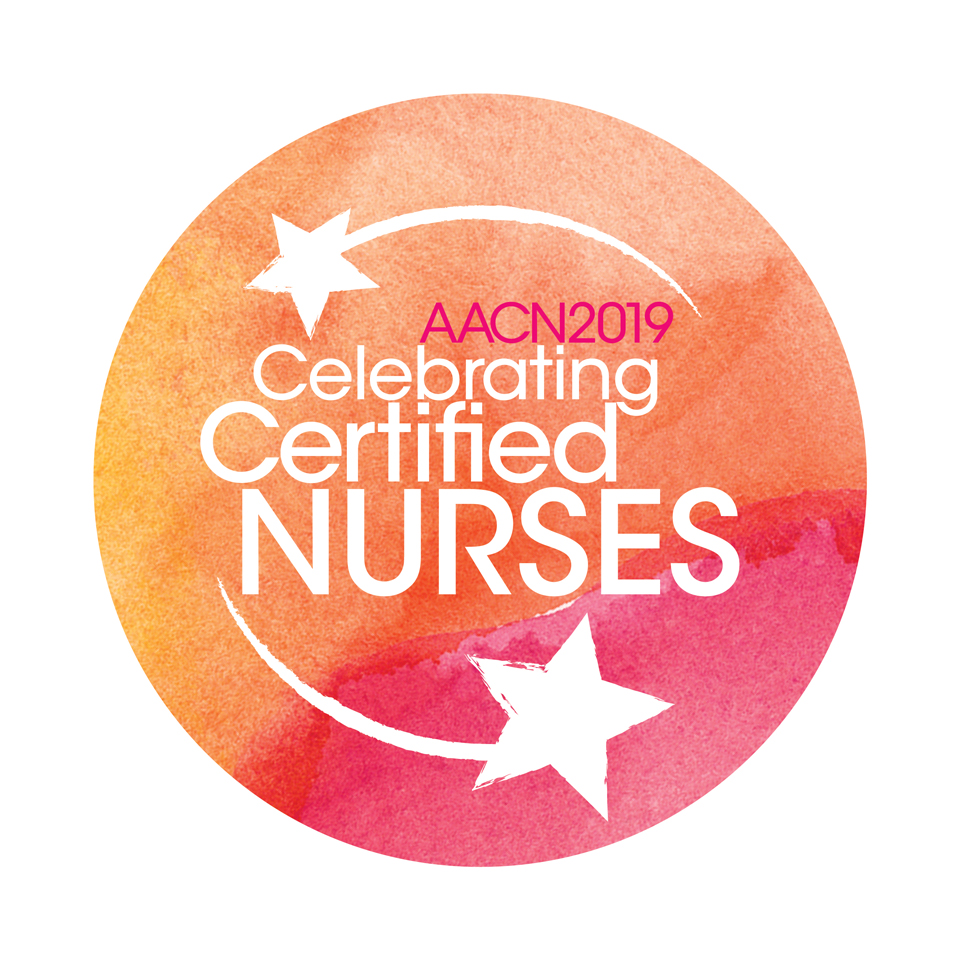 Logo for AACN 2019 Celebrating Certified Nurses