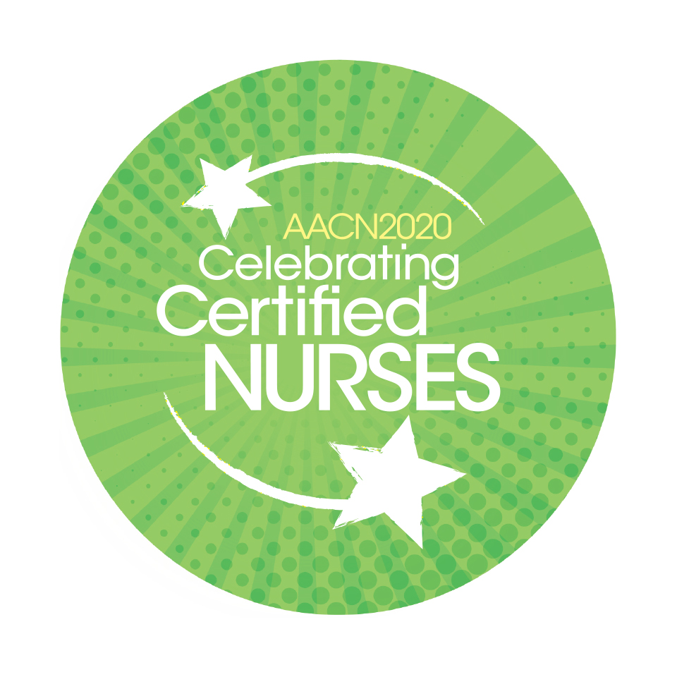 Logo for AACN 2020 Celebrating Certified Nurses