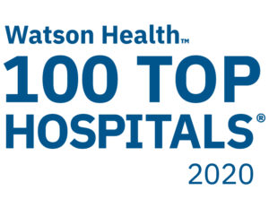 Logo for Watson Health 100 Top Hospitals 2020