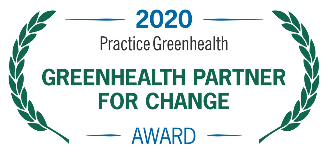 Logo for 2020 Practice Greenhealth Greenhealth Partner for Change Award