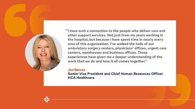 Improving More Lives In More Ways: HCA Healthcare Chief Human Resources ...