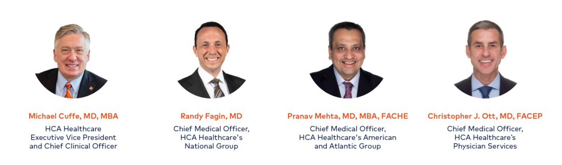 Headshots of Dr. Cuffe, Dr. Fagin, Dr. Mehta and Dr. Ott 