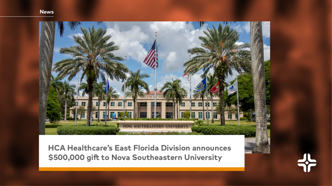 HCA Healthcare’s East Florida Division Announces 0,000 Donation to Nova Southeastern University