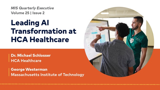 MIS Quarterly Executive: Insights from Leading AI Transformation at HCA Healthcare